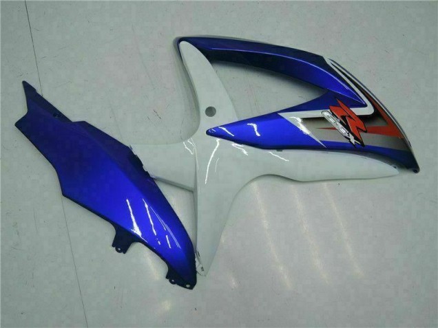 08-10 Blau Weiß Suzuki GSXR 600/750 Motorrad Vollverkleidung 08-10 Blau Weiß Suzuki GSXR 600/750 Motorrad Vollverkleidung