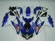 08-10 Blau Weiß Suzuki GSXR 600/750 Motorrad Vollverkleidung 08-10 Blau Weiß Suzuki GSXR 600/750 Motorrad Vollverkleidung