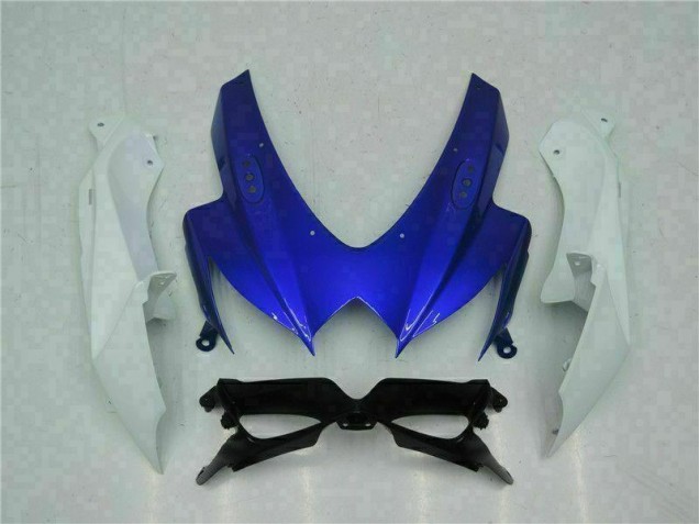 08-10 Blau Weiß Suzuki GSXR 600/750 Motorrad Vollverkleidung & Plastik 08-10 Blau Weiß Suzuki GSXR 600/750 Motorrad Vollverkleidung & Plastik