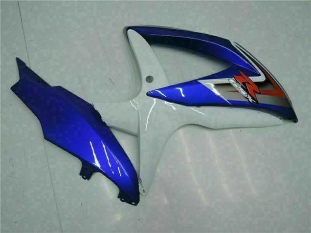 08-10 Blau Weiß Suzuki GSXR 600/750 Motorrad Vollverkleidung & Plastik 08-10 Blau Weiß Suzuki GSXR 600/750 Motorrad Vollverkleidung & Plastik