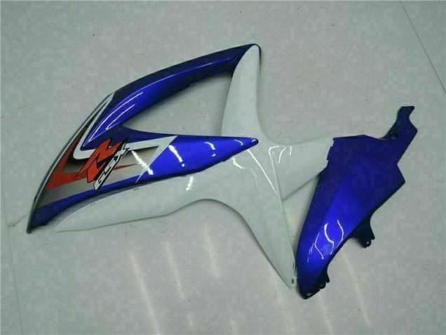 08-10 Blau Weiß Suzuki GSXR 600/750 Motorrad Vollverkleidung & Plastik 08-10 Blau Weiß Suzuki GSXR 600/750 Motorrad Vollverkleidung & Plastik