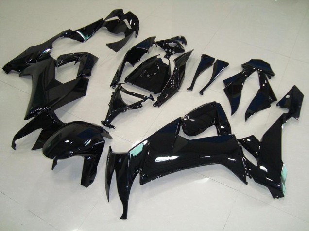 08-10 Glänzend Schwarz Kawasaki ZX10R Motorrad Verkleidung 08-10 Glänzend Schwarz Kawasaki ZX10R Motorrad Verkleidung