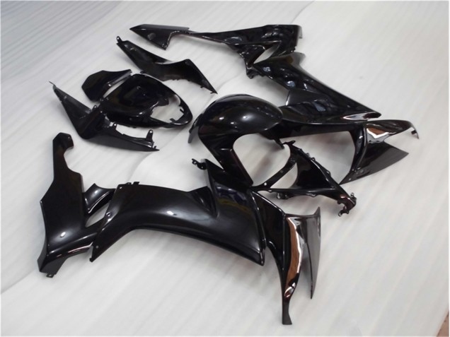 08-10 Glänzend Schwarz Kawasaki ZX10R Motorrad Verkleidungen 08-10 Glänzend Schwarz Kawasaki ZX10R Motorrad Verkleidungen