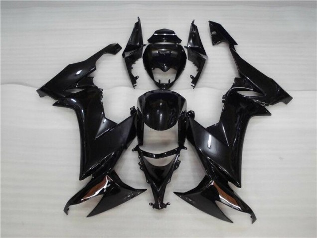 08-10 Glänzend Schwarz Kawasaki ZX10R Motorrad Verkleidungen 08-10 Glänzend Schwarz Kawasaki ZX10R Motorrad Verkleidungen