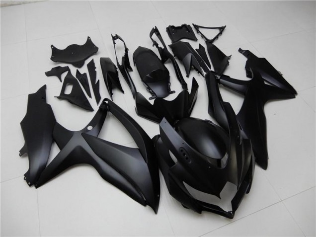 08-10 Matt Schwarz Suzuki GSXR 600/750 Motorrad Verkleidung 08-10 Matt Schwarz Suzuki GSXR 600/750 Motorrad Verkleidung