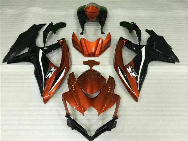 08-10 Rot Schwarz Suzuki GSXR 600/750 Motorrad Verkleidung 08-10 Rot Schwarz Suzuki GSXR 600/750 Motorrad Verkleidung