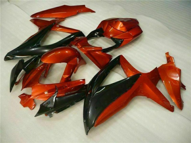 08-10 Rot Schwarz Suzuki GSXR 600/750 Motorrad Verkleidungen 08-10 Rot Schwarz Suzuki GSXR 600/750 Motorrad Verkleidungen