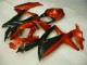 08-10 Rot Schwarz Suzuki GSXR 600/750 Motorrad Verkleidungen 08-10 Rot Schwarz Suzuki GSXR 600/750 Motorrad Verkleidungen