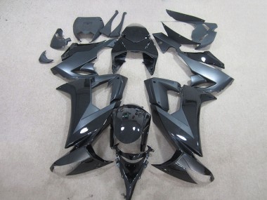 08-10 Schwarz Kawasaki ZX10R Motorrad Verkleidung