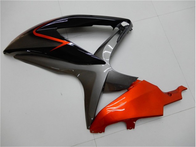 08-10 Schwarz Orange Grau Suzuki GSXR 600/750 Motorrad Verkleidung 08-10 Schwarz Orange Grau Suzuki GSXR 600/750 Motorrad Verkleidung