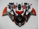 08-10 Schwarz Orange Grau Suzuki GSXR 600/750 Motorrad Verkleidung 08-10 Schwarz Orange Grau Suzuki GSXR 600/750 Motorrad Verkleidung