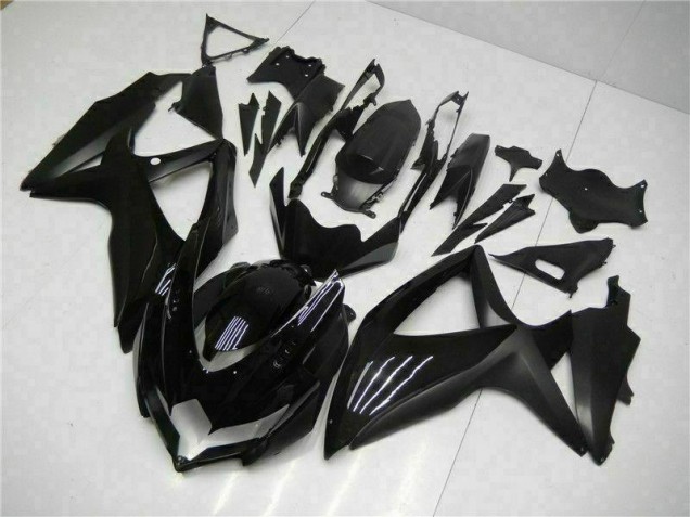 08-10 Schwarz Suzuki GSXR 600/750 Motorrad Verkleidungen
