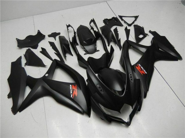 08-10 Schwarz Suzuki GSXR 600/750 Motorrad Vollverkleidung 08-10 Schwarz Suzuki GSXR 600/750 Motorrad Vollverkleidung