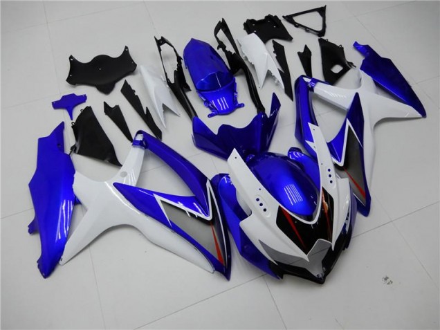 08-10 Weiß Blau Suzuki GSXR 600/750 Motorrad Verkleidung 08-10 Weiß Blau Suzuki GSXR 600/750 Motorrad Verkleidung