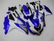 08-10 Weiß Blau Suzuki GSXR 600/750 Motorrad Verkleidung 08-10 Weiß Blau Suzuki GSXR 600/750 Motorrad Verkleidung