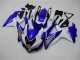 08-10 Weiß Blau Suzuki GSXR 600/750 Motorrad Verkleidung 08-10 Weiß Blau Suzuki GSXR 600/750 Motorrad Verkleidung