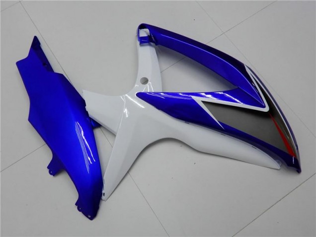 08-10 Weiß Blau Suzuki GSXR 600/750 Motorrad Verkleidung 08-10 Weiß Blau Suzuki GSXR 600/750 Motorrad Verkleidung