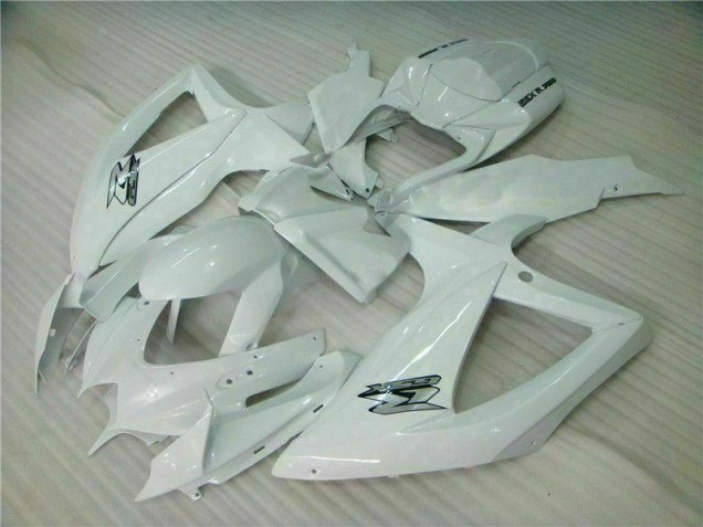 08-10 Weiß Suzuki GSXR 600/750 Motorrad Verkleidung
