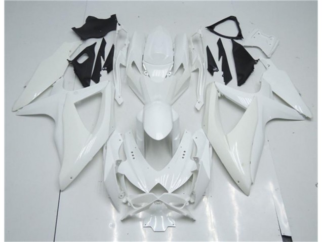 08-10 Weiß Suzuki GSXR 600/750 Motorrad Verkleidungen 08-10 Weiß Suzuki GSXR 600/750 Motorrad Verkleidungen