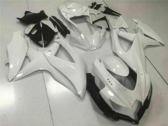 08-10 Weiß Suzuki GSXR 600/750 Motorrad Vollverkleidung 08-10 Weiß Suzuki GSXR 600/750 Motorrad Vollverkleidung