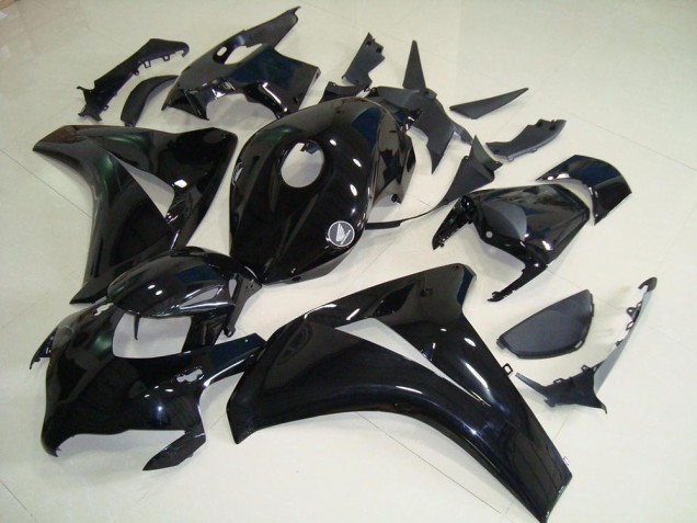 08-11 Ganz schwarz ohne Aufkleber Honda CBR1000RR Motorrad Verkleidung