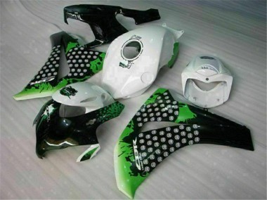 08-11 Grün Weiß Honda CBR1000RR Motorrad Verkleidungen