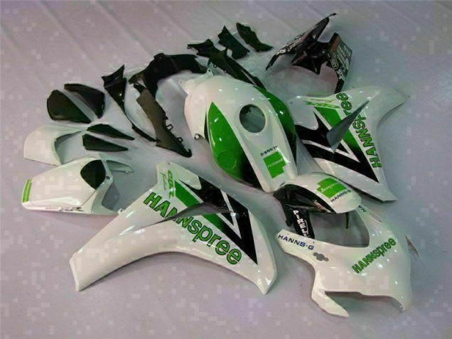 08-11 Grün Weiß Honda CBR1000RR Motorrad Vollverkleidung