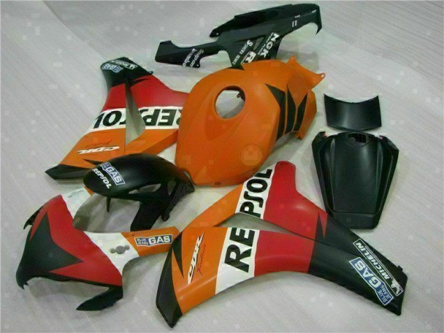 08-11 Orange Repsol Honda CBR1000RR Motorrad Verkleidung Komplett Sets