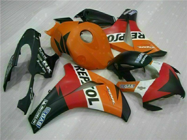 08-11 Orange Repsol Honda CBR1000RR Motorrad Verkleidung Komplett Sets