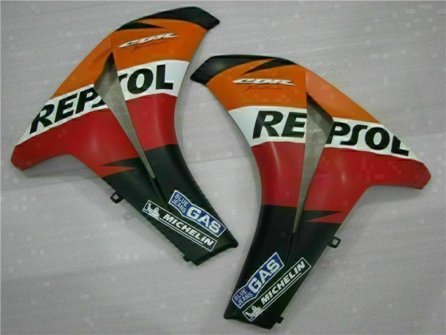 08-11 Orange Repsol Honda CBR1000RR Motorrad Verkleidung Komplett Sets