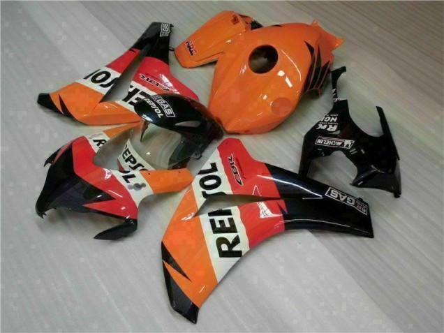 08-11 Orange Repsol Honda CBR1000RR Motorrad Verkleidung