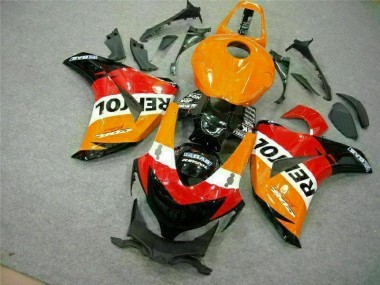 08-11 Orange Repsol Honda CBR1000RR Motorrad Vollverkleidung
