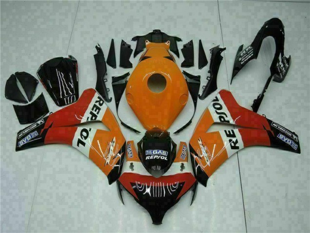 08-11 Orange Repsol Honda CBR1000RR Motorrad Vollverkleidung & Plastik 08-11 Orange Repsol Honda CBR1000RR Motorrad Vollverkleidung & Plastik