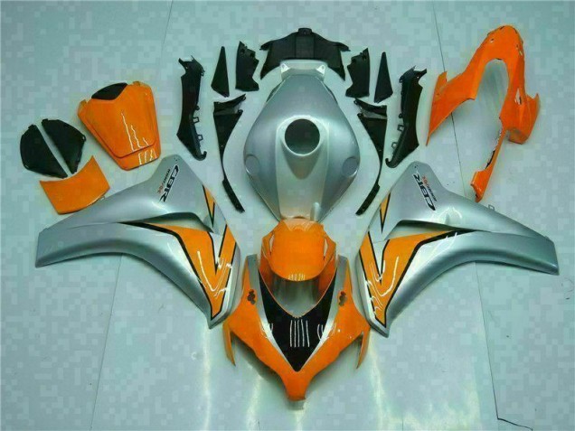 08-11 Orange Silber Honda CBR1000RR Motorrad Verkleidung 08-11 Orange Silber Honda CBR1000RR Motorrad Verkleidung