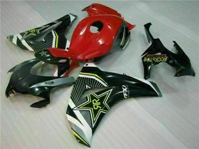 08-11 Rot Schwarz Honda CBR1000RR Motorrad Verkleidung