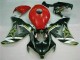 08-11 Rot Schwarz Honda CBR1000RR Motorrad Verkleidung