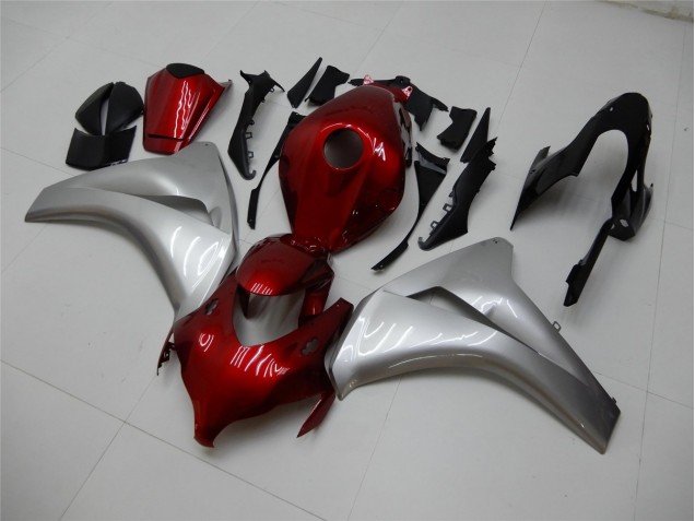 08-11 Rot Silber Honda CBR1000RR Motorrad Verkleidung 08-11 Rot Silber Honda CBR1000RR Motorrad Verkleidung