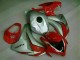 08-11 Rot Silber Honda CBR1000RR Motorrad Verkleidungen