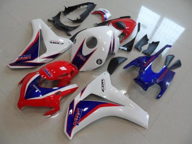 08-11 Rot Weiß Blau HRC Honda CBR1000RR Motorrad Verkleidung