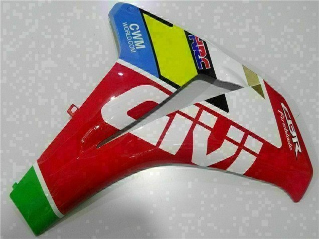 08-11 Rot Weiß Honda CBR1000RR Motorrad Verkleidung Komplett Sets