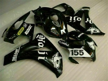08-11 Schwarz Honda CBR1000RR Motorrad Verkleidung