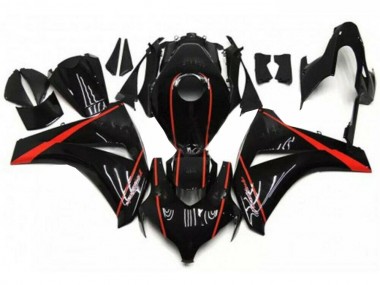 08-11 Schwarz Honda CBR1000RR Motorrad Verkleidungen