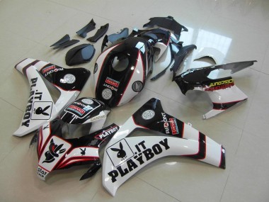 08-11 Schwarz Playboy Honda CBR1000RR Motorrad Verkleidung