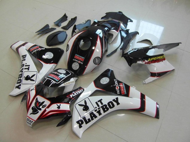 08-11 Schwarz Playboy Honda CBR1000RR Motorrad Verkleidung 08-11 Schwarz Playboy Honda CBR1000RR Motorrad Verkleidung
