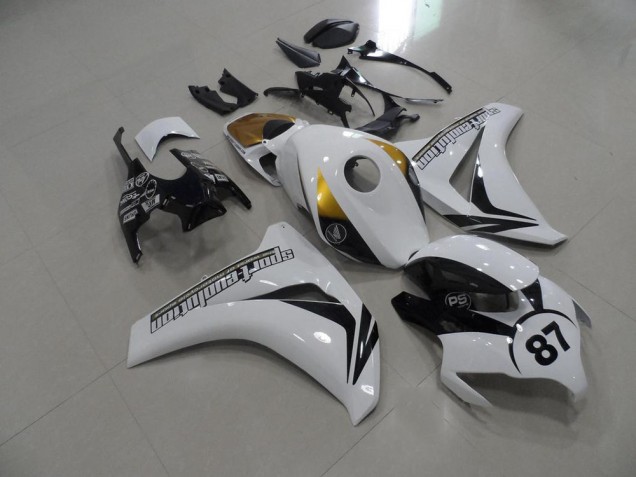 08-11 Schwarz Weiß Gold Honda CBR1000RR Motorrad Verkleidung 08-11 Schwarz Weiß Gold Honda CBR1000RR Motorrad Verkleidung