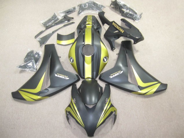 08-11 Schwarz Weiß Grün Honda CBR1000RR Motorrad Verkleidung