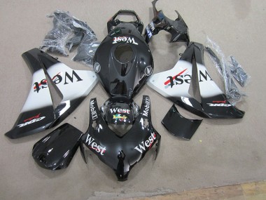 08-11 Schwarz West Honda CBR1000RR Motorrad Verkleidung