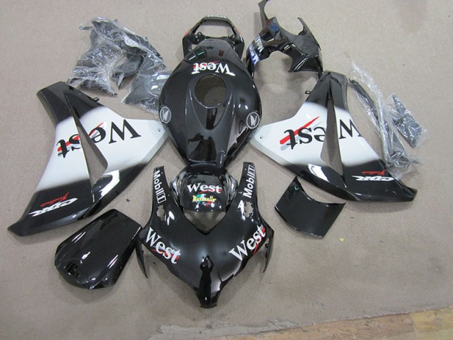 08-11 Schwarz West Honda CBR1000RR Motorrad Verkleidung 08-11 Schwarz West Honda CBR1000RR Motorrad Verkleidung