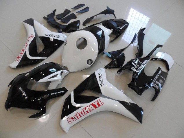 08-11 Schwarz weißes Satuhati Honda CBR1000RR Motorrad Verkleidung 08-11 Schwarz weißes Satuhati Honda CBR1000RR Motorrad Verkleidung