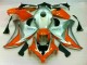 08-11 Silber Orange Honda CBR1000RR Motorrad Verkleidung 08-11 Silber Orange Honda CBR1000RR Motorrad Verkleidung